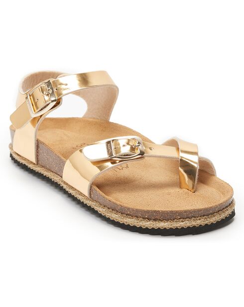 Goldene Elisa Sandalen