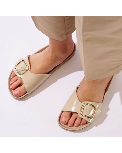 Beigefarbene Pantoletten Agata