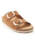 Braune Pantoletten von Alberto