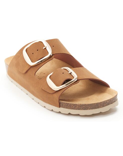 Braune Pantoletten von Alberto