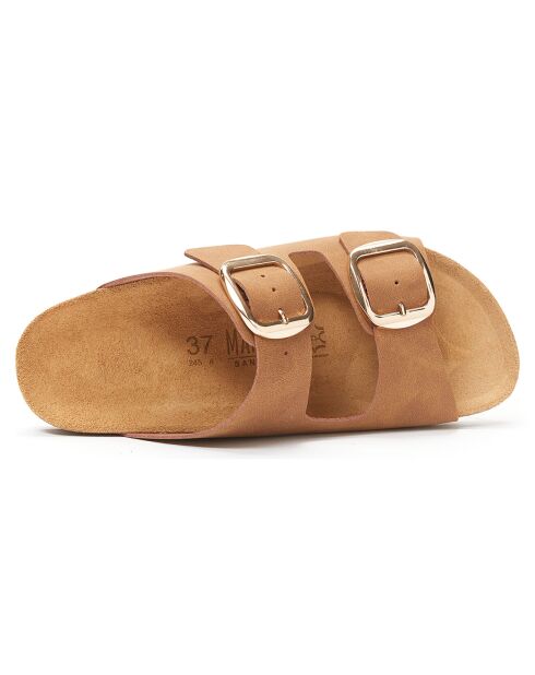 Braune Pantoletten von Alberto