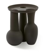 Assiette Vase romaine noire - 30x30x38cm