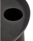 Assiette Vase romaine noire - 30x30x38cm