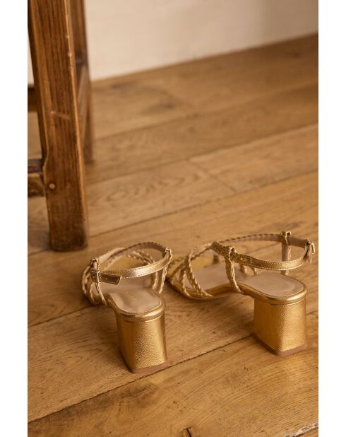 Goldene Sandalen Milly