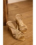 Goldene Sandalen Milly