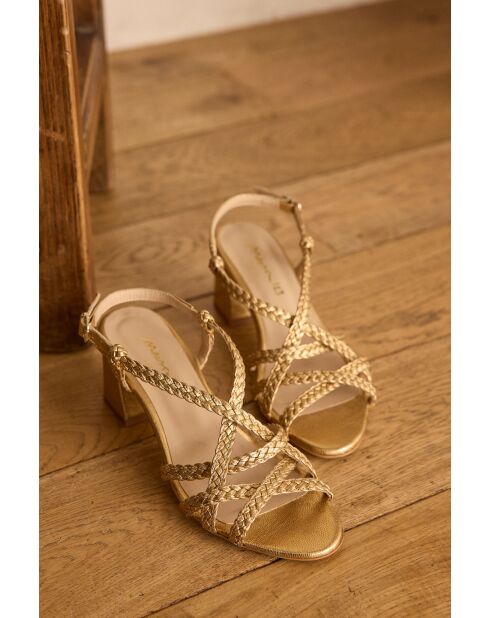 Goldene Sandalen Milly