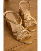 Goldene Sandalen Milly