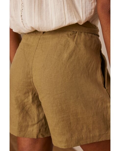 Bruce Sh Linen Leaf korte broek