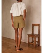 Bruce Sh Linen Leaf korte broek