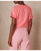 T-shirt Alfred coral