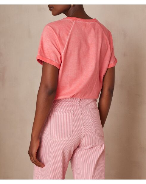 T-shirt Alfred coral