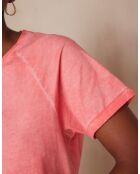 T-shirt Alfred coral