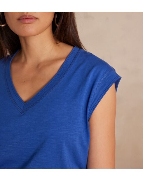 Delya königsblaues T-Shirt