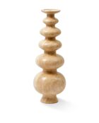 Bougeoir Héritage beige - D18xH50 cm
