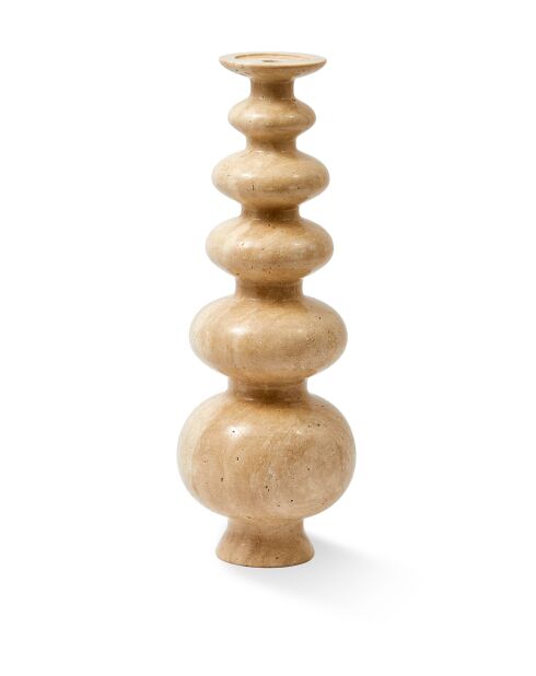 Bougeoir Héritage beige - D18xH50 cm