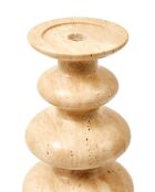 Bougeoir Héritage beige - D18xH50 cm