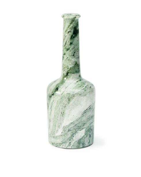 Portavelas de whisky verde oscuro - D12.5xH32.9 cm