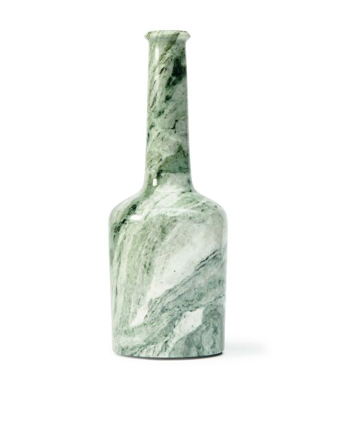 Portavelas de whisky verde oscuro - D12.5xH32.9 cm