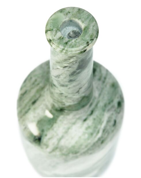 Portavelas de whisky verde oscuro - D12.5xH32.9 cm