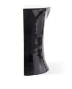 Statue Tête gauche bas noire - 41x33x79 cm