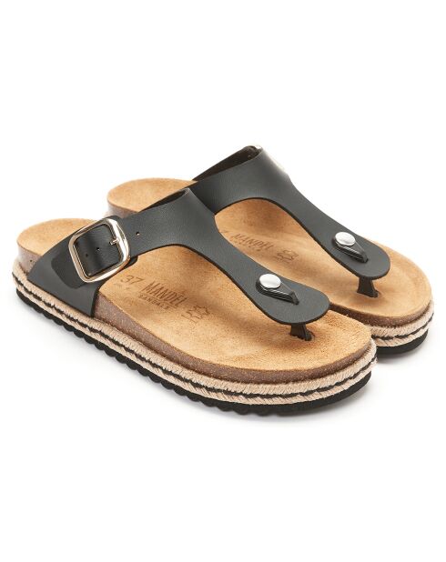 Zwarte Gala-sandalen