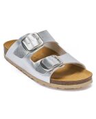 Mules Alberto argentées