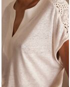 Cremefarbenes T-Shirt Agathe