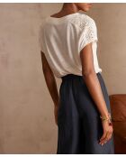 Cremefarbenes T-Shirt Agathe