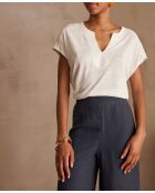 Cremefarbenes T-Shirt Agathe