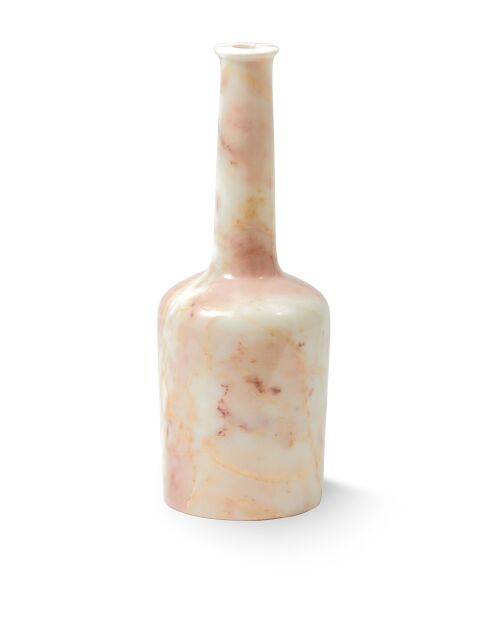 Bougeoir rose whisky - D12.5xH32.9 cm