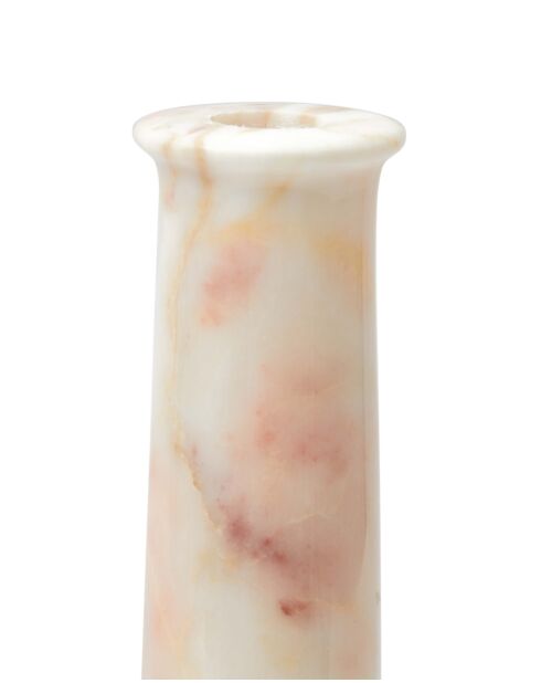 Bougeoir rose whisky - D12.5xH32.9 cm