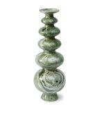 Bougeoir Héritage vert - D18xH50 cm