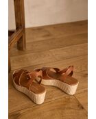 Leichte kamelfarbene Malo-Sandalen