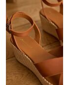 Leichte kamelfarbene Malo-Sandalen