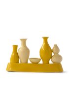 Vase jaune de Shanghai - 40x12 x25 cm
