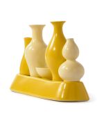 Vase jaune de Shanghai - 40x12 x25 cm