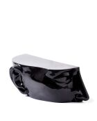 Statue Tête gauche haut noire - 56x46xH40