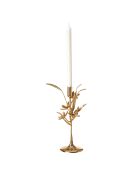 Portavelas dorado bergamota - 10,5x13x31 cm