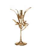 Portavelas dorado bergamota - 10,5x13x31 cm