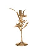 Portavelas dorado bergamota - 10,5x13x31 cm