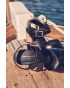 Max schwarze Sandalen