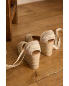 Ecrufarbene Sandalen Marina Espadrilles