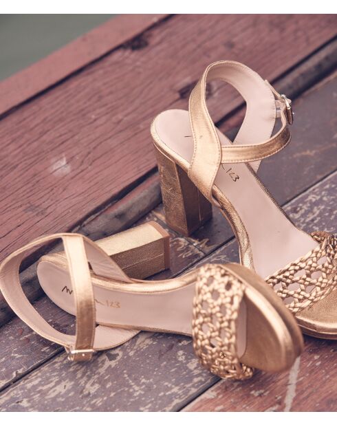 Goldene Sandalen Valeska