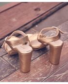 Goldene Sandalen Valeska