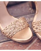 Goldene Sandalen Valeska