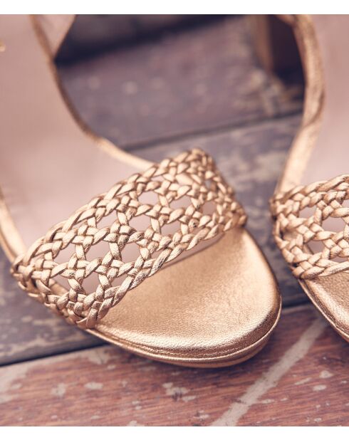 Goldene Sandalen Valeska