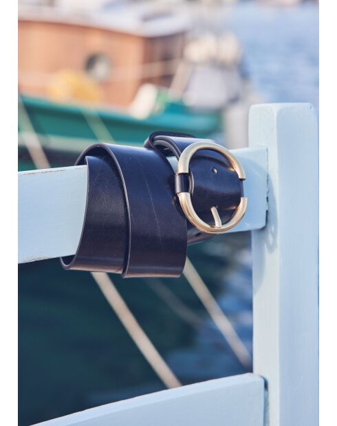 Ceinture large Vicky noir