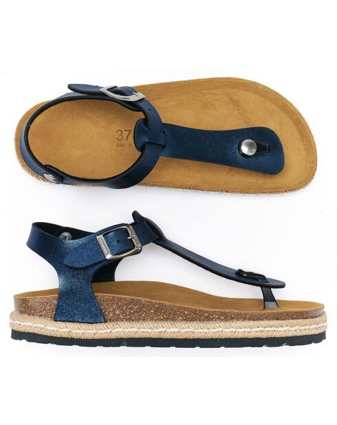 Sandales Leon marine