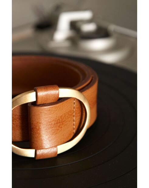 Ceinture moyenne Jonas camel clair