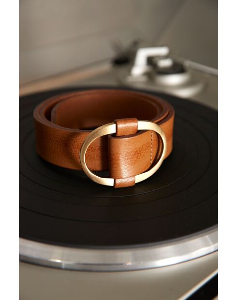 Ceinture moyenne Jonas camel clair
